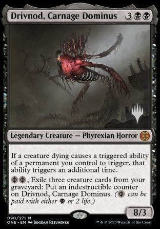 Drivnod, Carnage Dominus (Promo Pack) [Phyrexia: All Will Be One Promos] | L.A. Mood Comics and Games