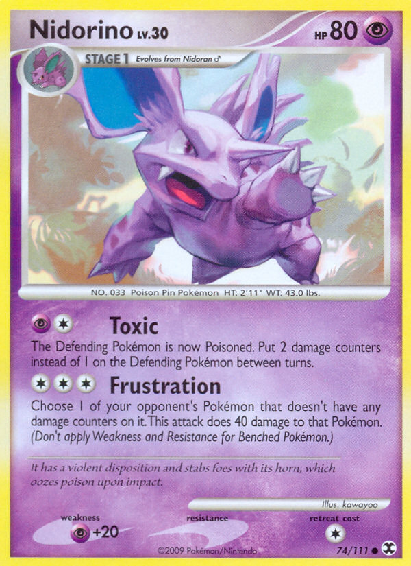 Nidorino (74/111) [Platinum: Rising Rivals] | L.A. Mood Comics and Games