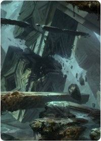 Swamp 3 Art Card [Zendikar Rising Art Series] | L.A. Mood Comics and Games