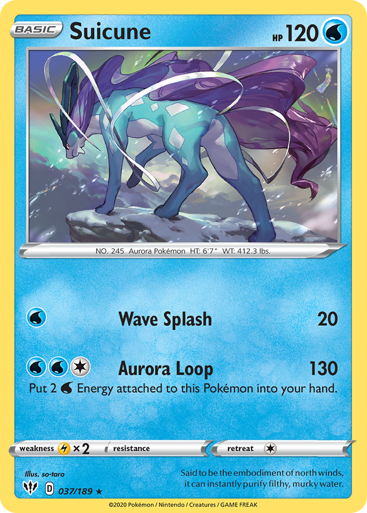 Suicune (037/189) [Sword & Shield: Darkness Ablaze] | L.A. Mood Comics and Games