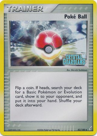 Poke Ball (82/100) (Stamped) [EX: Crystal Guardians] | L.A. Mood Comics and Games