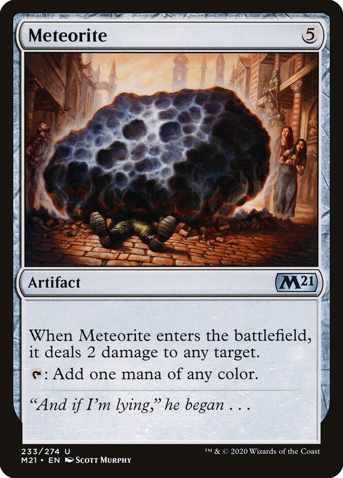 Meteorite [Core Set 2021] | L.A. Mood Comics and Games
