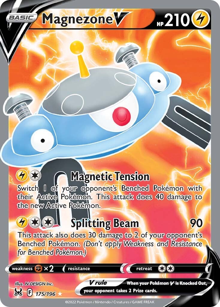 Magnezone V (175/196) [Sword & Shield: Lost Origin] | L.A. Mood Comics and Games