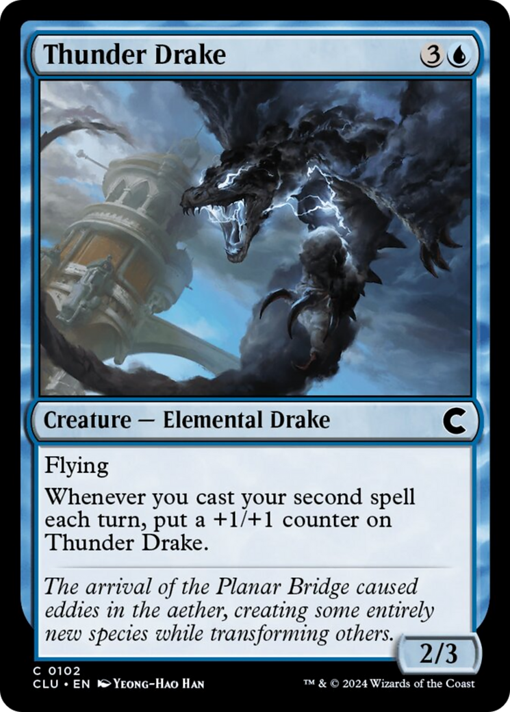 Thunder Drake [Ravnica: Clue Edition] | L.A. Mood Comics and Games