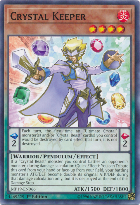 Crystal Keeper [MP19-EN066] Common | L.A. Mood Comics and Games