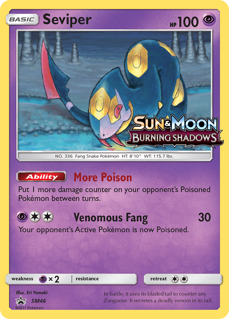 Seviper (SM46) [Sun & Moon: Black Star Promos] | L.A. Mood Comics and Games