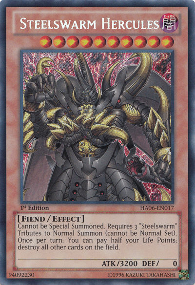 Steelswarm Hercules [HA06-EN017] Secret Rare | L.A. Mood Comics and Games