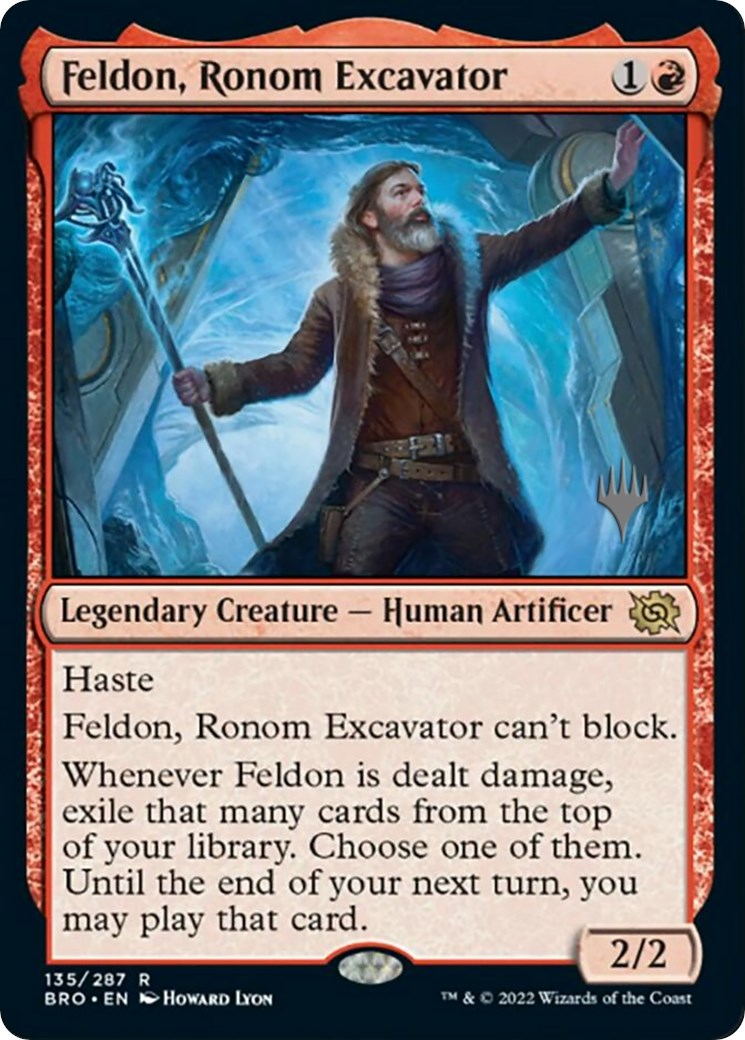 Feldon, Ronom Excavator (Promo Pack) [The Brothers' War Promos] | L.A. Mood Comics and Games