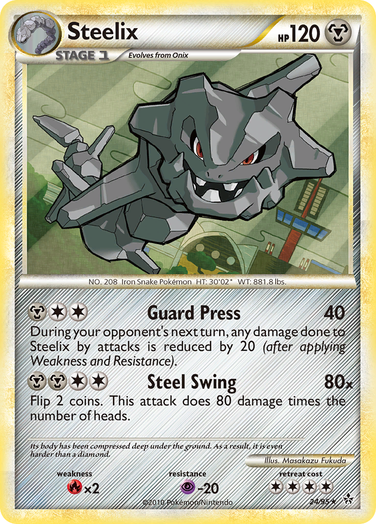 Steelix (24/95) [HeartGold & SoulSilver: Unleashed] | L.A. Mood Comics and Games