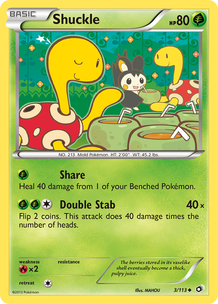 Shuckle (3/113) [Black & White: Legendary Treasures] | L.A. Mood Comics and Games