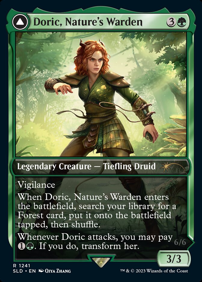 Doric, Nature's Warden // Doric, Owlbear Avenger [Secret Lair Drop Series] | L.A. Mood Comics and Games