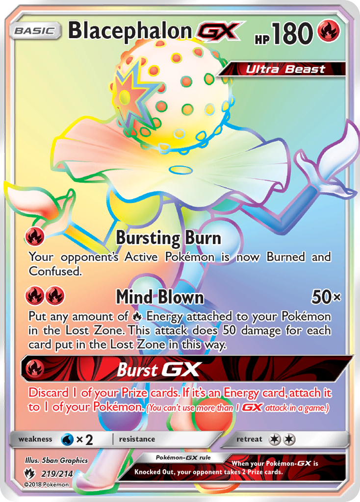 Blacephalon GX (219/214) [Sun & Moon: Lost Thunder] | L.A. Mood Comics and Games