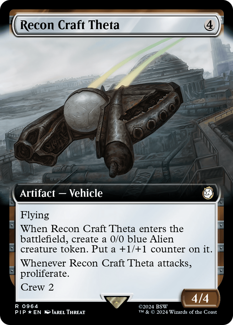 Recon Craft Theta (Extended Art) (Surge Foil) [Fallout] | L.A. Mood Comics and Games