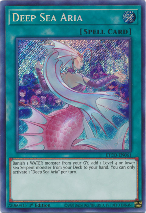 Deep Sea Aria [ETCO-EN061] Secret Rare | L.A. Mood Comics and Games