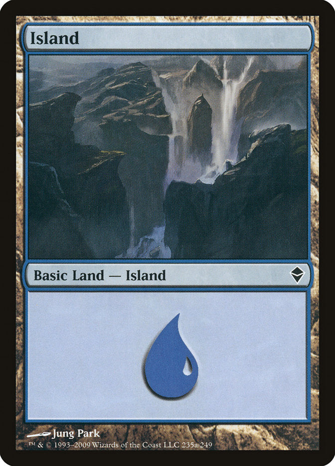 Island (235a) [Zendikar] | L.A. Mood Comics and Games