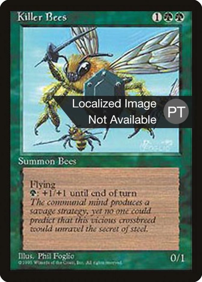 Killer Bees [Fourth Edition (Foreign Black Border)] | L.A. Mood Comics and Games