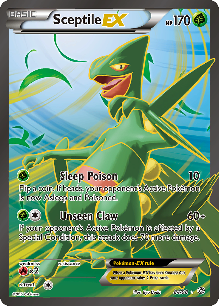 Sceptile EX (84/98) [XY: Ancient Origins] | L.A. Mood Comics and Games