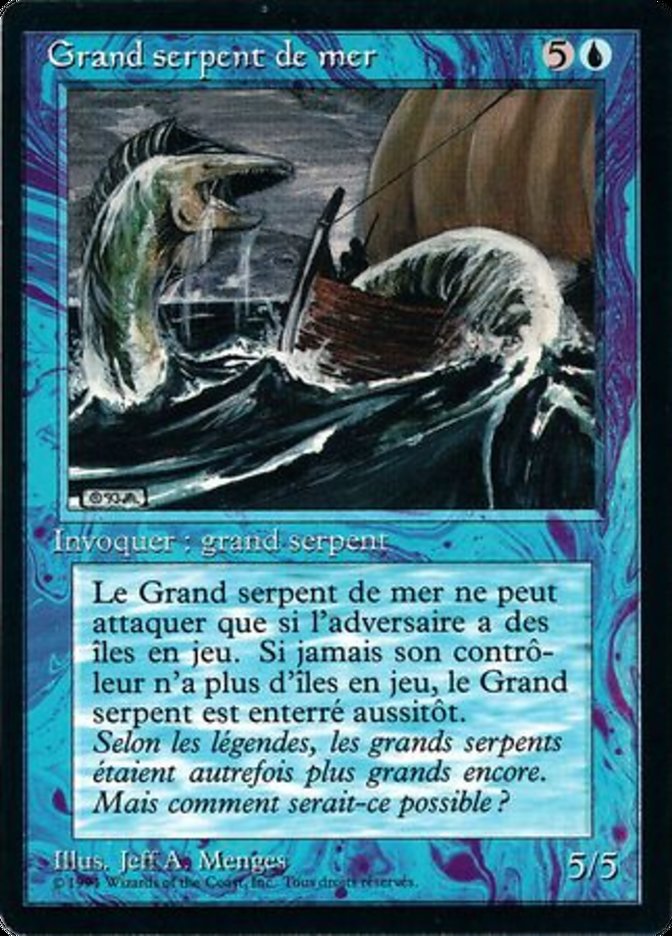 Sea Serpent [Foreign Black Border] | L.A. Mood Comics and Games