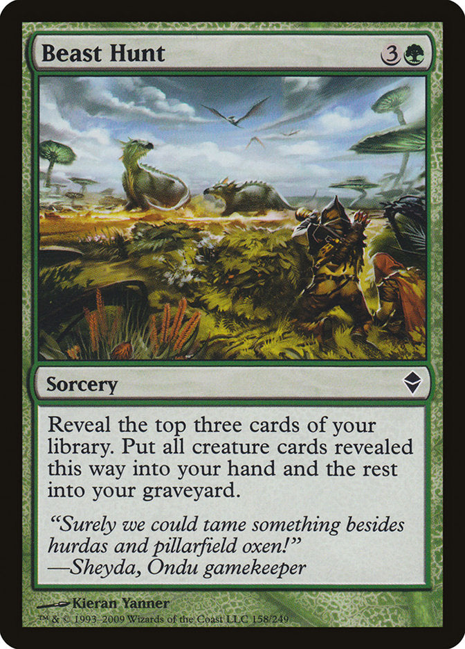 Beast Hunt [Zendikar] | L.A. Mood Comics and Games