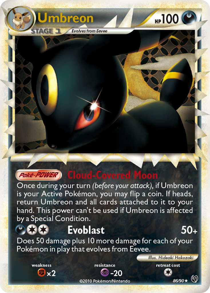 Umbreon (86/90) [HeartGold & SoulSilver: Undaunted] | L.A. Mood Comics and Games