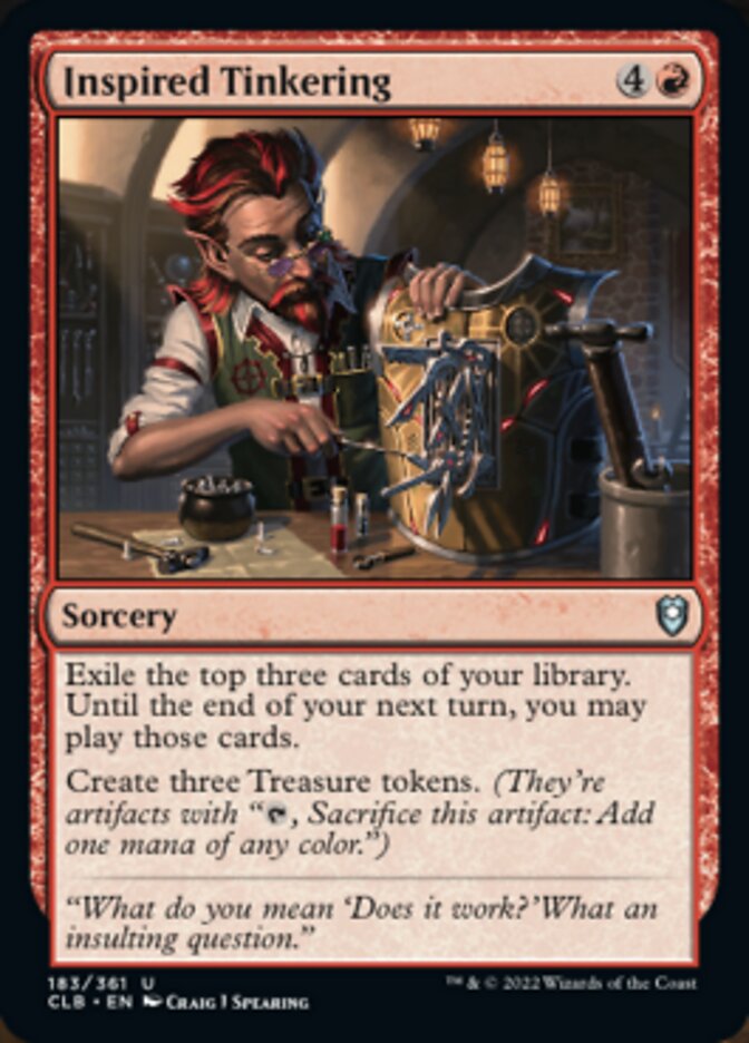 Inspired Tinkering [Commander Legends: Battle for Baldur's Gate] | L.A. Mood Comics and Games