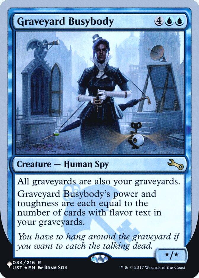 Graveyard Busybody (Unfinity Foil Edition) [The List] | L.A. Mood Comics and Games