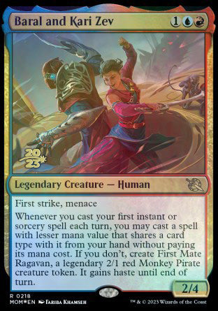 Baral and Kari Zev [March of the Machine Prerelease Promos] | L.A. Mood Comics and Games