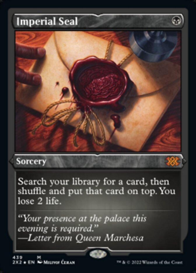 Imperial Seal (Foil Etched) [Double Masters 2022] | L.A. Mood Comics and Games