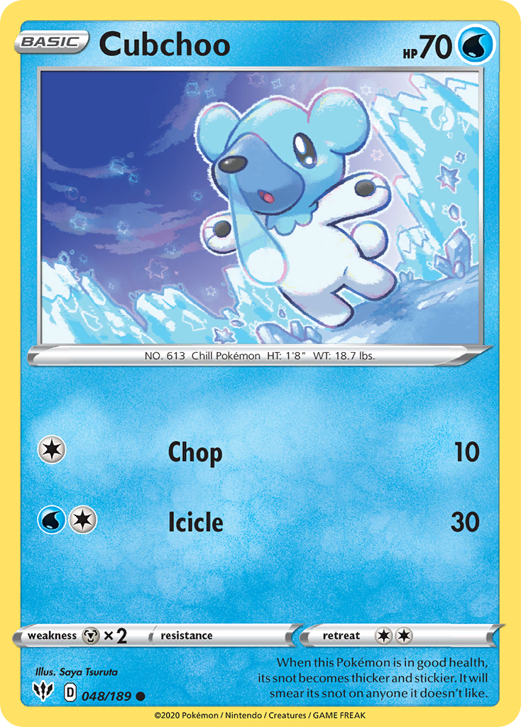 Cubchoo (048/189) [Sword & Shield: Darkness Ablaze] | L.A. Mood Comics and Games