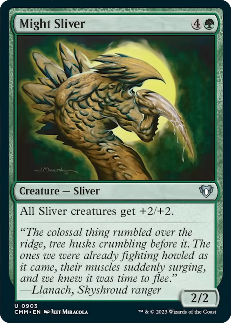 Might Sliver [Commander Masters] | L.A. Mood Comics and Games