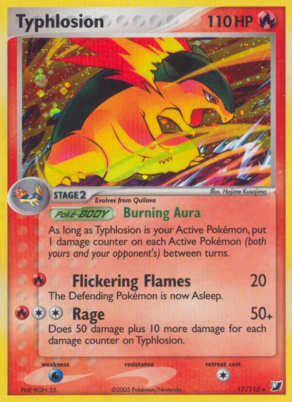 Typhlosion(17/115) (Theme Deck Exclusive) [EX: Unseen Forces] | L.A. Mood Comics and Games