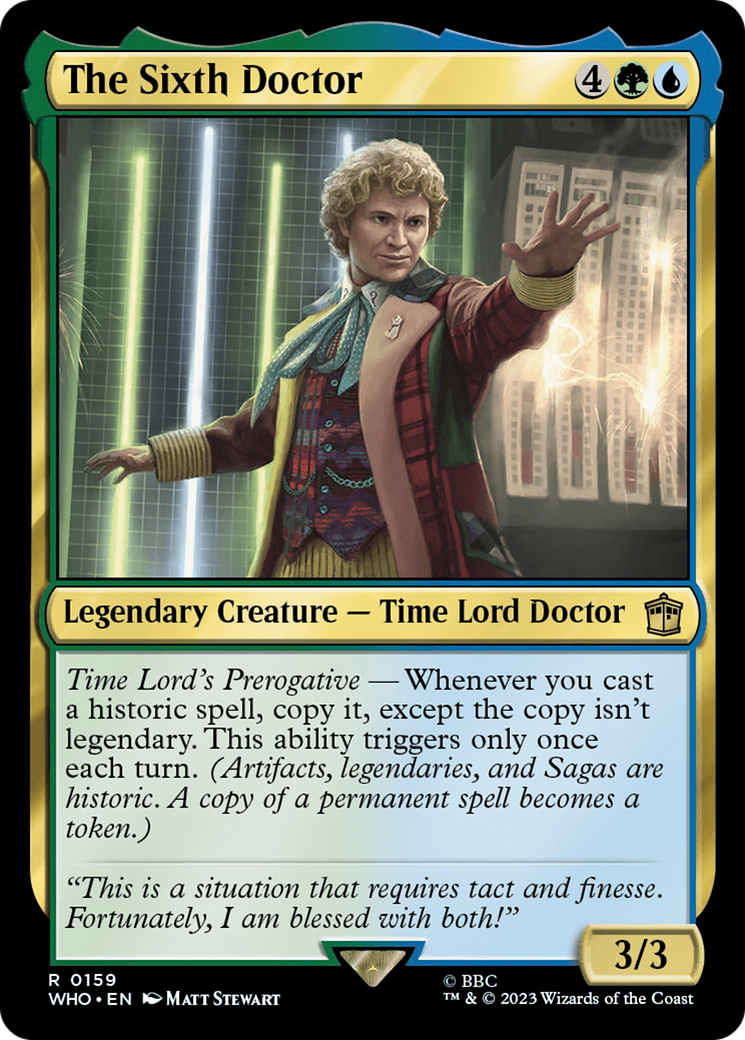 The Sixth Doctor [Doctor Who] | L.A. Mood Comics and Games