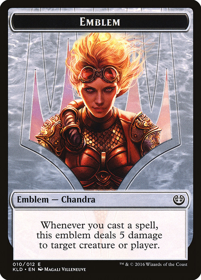 Chandra, Torch of Defiance Emblem [Kaladesh Tokens] | L.A. Mood Comics and Games