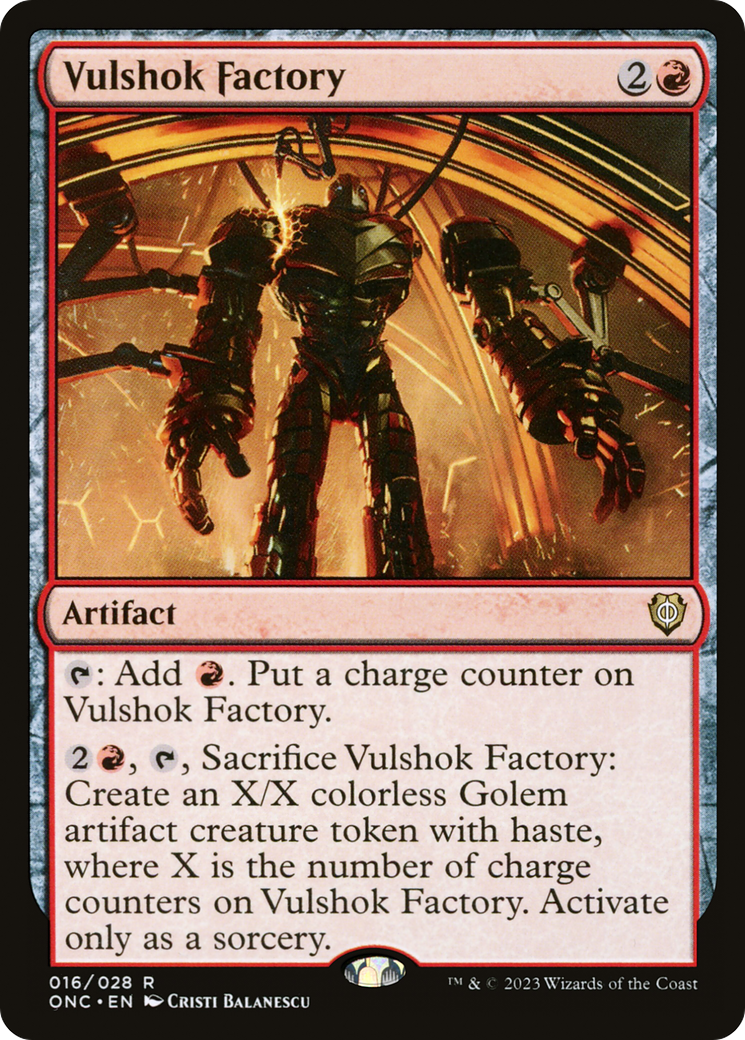 Vulshok Factory [Phyrexia: All Will Be One Commander] | L.A. Mood Comics and Games