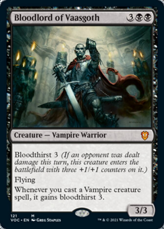 Bloodlord of Vaasgoth [Innistrad: Crimson Vow Commander] | L.A. Mood Comics and Games
