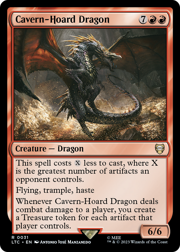 Cavern-Hoard Dragon [The Lord of the Rings: Tales of Middle-Earth Commander] | L.A. Mood Comics and Games