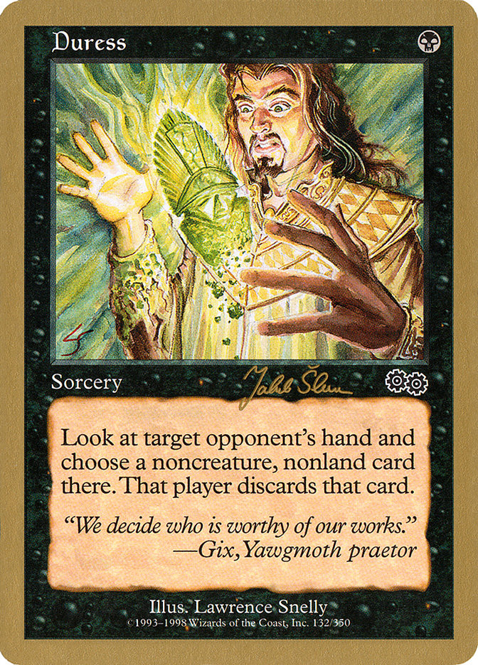 Duress (Jakub Slemr) [World Championship Decks 1999] | L.A. Mood Comics and Games