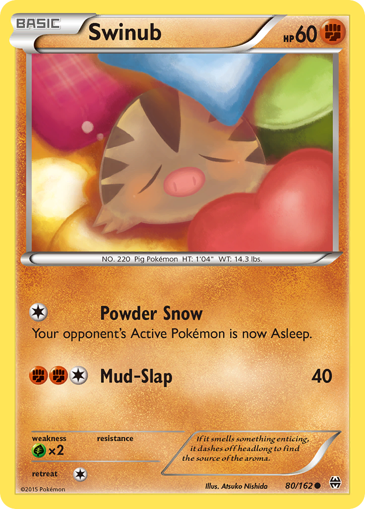 Swinub (80/162) [XY: BREAKthrough] | L.A. Mood Comics and Games