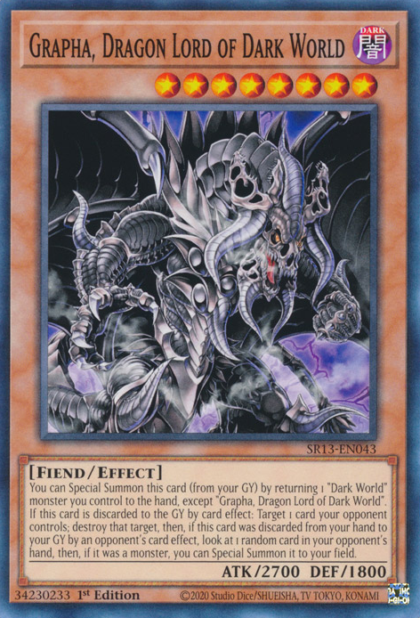 Grapha, Dragon Lord of Dark World [SR13-EN043] Common | L.A. Mood Comics and Games