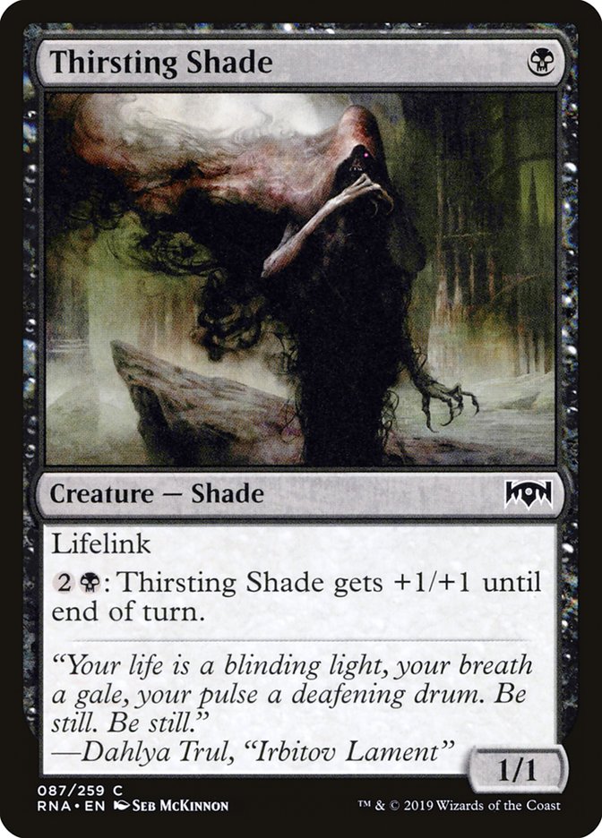 Thirsting Shade [Ravnica Allegiance] | L.A. Mood Comics and Games