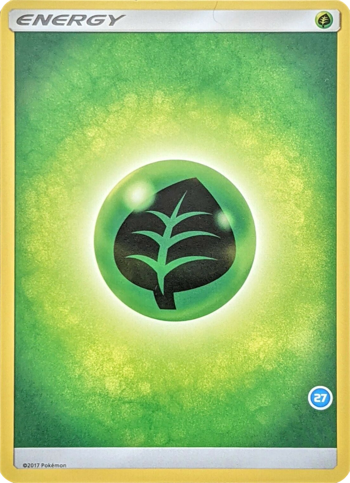 Grass Energy (Deck Exclusive #27) [Sun & Moon: Trainer Kit - Alolan Ninetales] | L.A. Mood Comics and Games