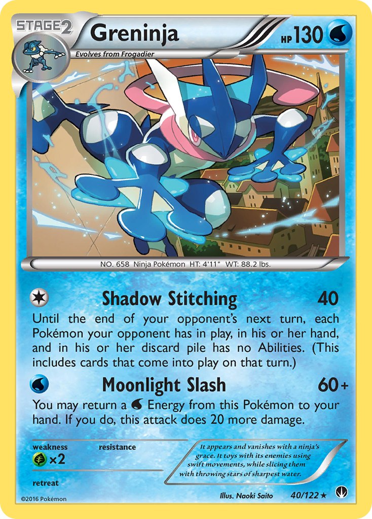 Greninja (40/122) [XY: BREAKpoint] | L.A. Mood Comics and Games