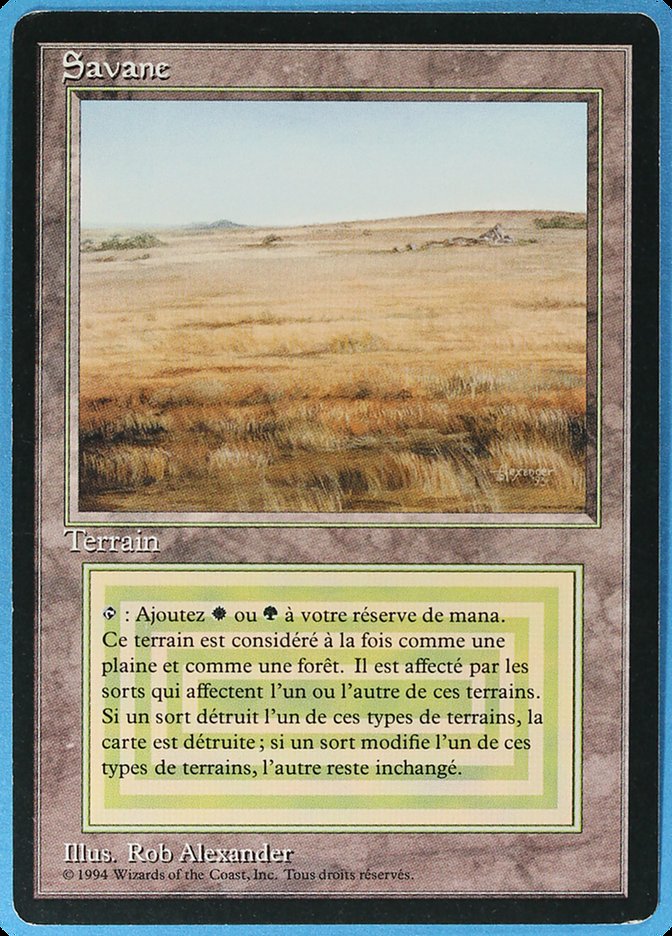 Savannah [Foreign Black Border] | L.A. Mood Comics and Games
