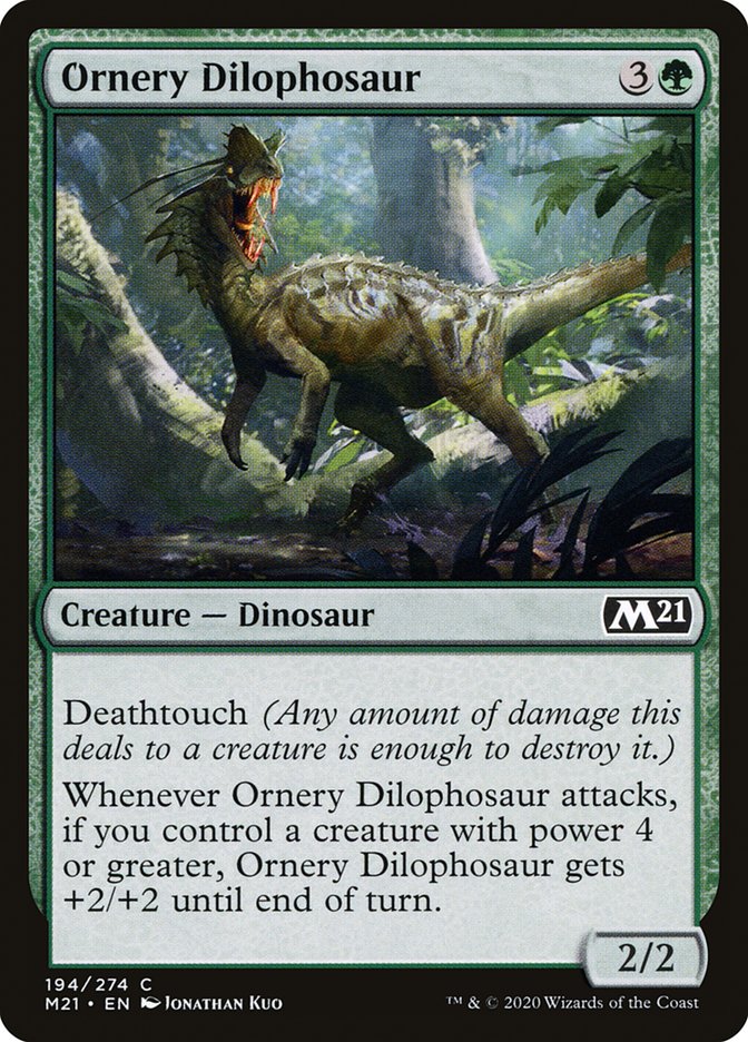 Ornery Dilophosaur [Core Set 2021] | L.A. Mood Comics and Games