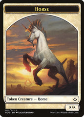 Adorned Pouncer // Horse Double-Sided Token [Hour of Devastation Tokens] | L.A. Mood Comics and Games