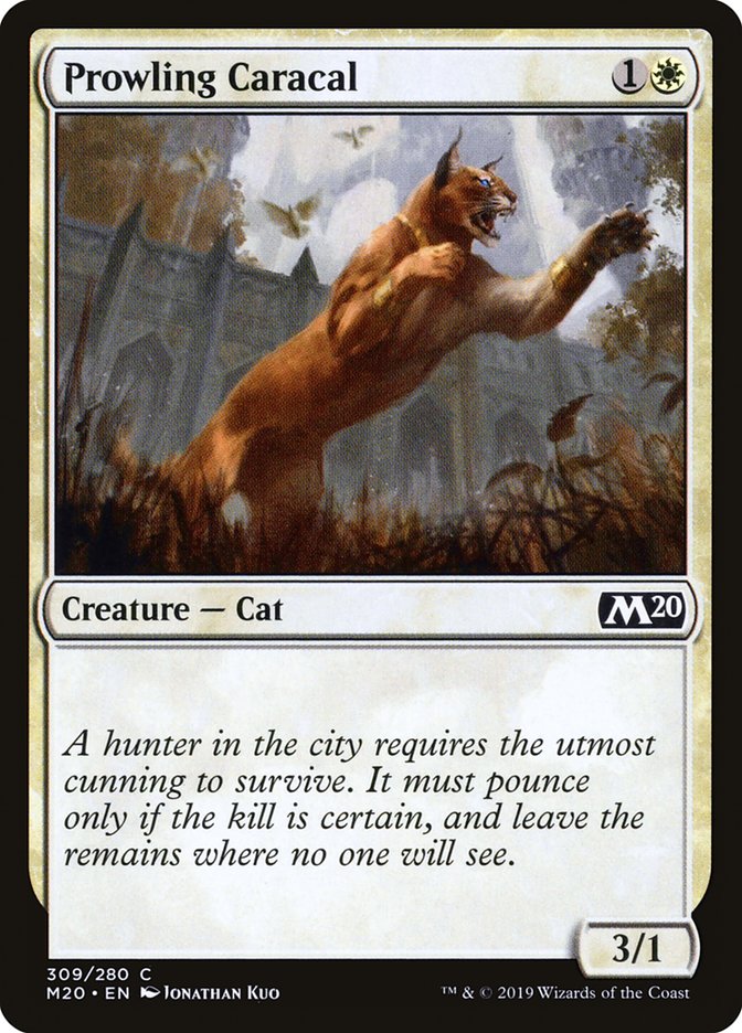 Prowling Caracal [Core Set 2020] | L.A. Mood Comics and Games