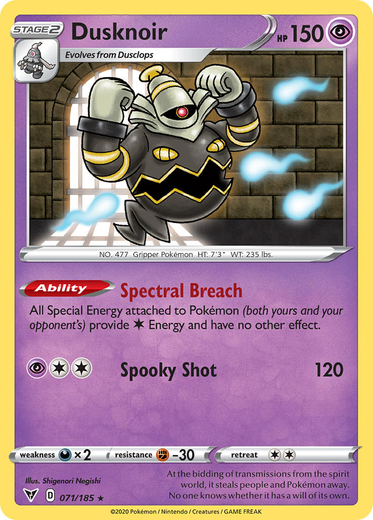 Dusknoir (071/185) [Sword & Shield: Vivid Voltage] | L.A. Mood Comics and Games