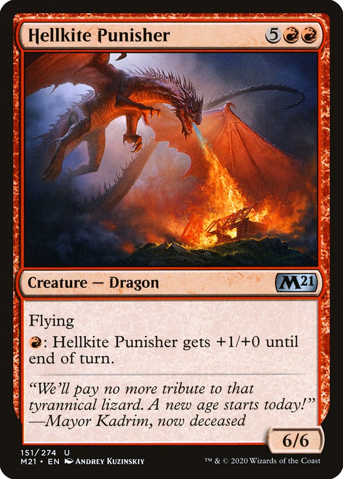 Hellkite Punisher [Core Set 2021] | L.A. Mood Comics and Games
