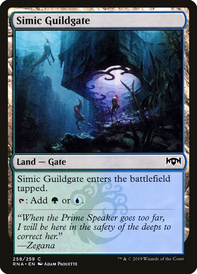 Simic Guildgate (258/259) [Ravnica Allegiance] | L.A. Mood Comics and Games