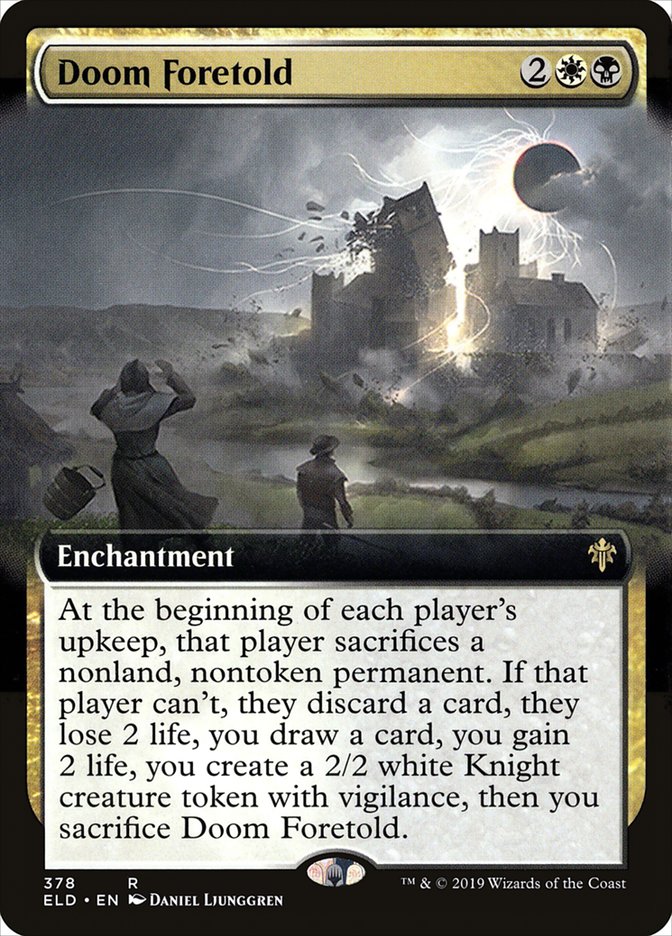 Doom Foretold (Extended Art) [Throne of Eldraine] | L.A. Mood Comics and Games